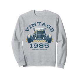 Vintage 1985 Classic Car 40 Year Old Gifts 40th Birthday Men Sweatshirt
