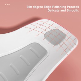 Clean Rinse Baby Bather, Portable Spine Wash Hip Clean Rinse Bather Ergonomic for Bathroom for Newborn (Grey)