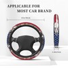 Camo Us Flag Deer Elastic Steering Wheel Cover Non-Slip Breathable