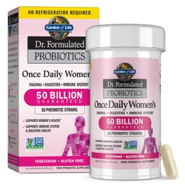 Garden of Life - Probióticos formulados por el Dr. una vez al día para mujeres, 30 unidades                                                           
