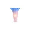 Meyda Tiffany 10185 Lily Shade, Pink/Blue
