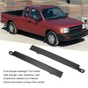 Front Bumper Headlight Trim Panels Black 1 Pair Replacement for