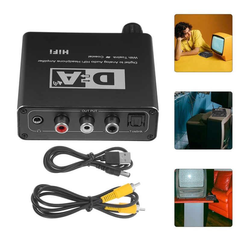 LABRIMP Digital Optical to Analog Audio Converter for Tv Speakers