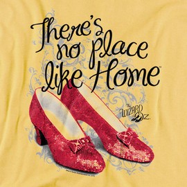 Wizard of Oz Ruby Slippers Women's T Shirt, Banana, X-Large