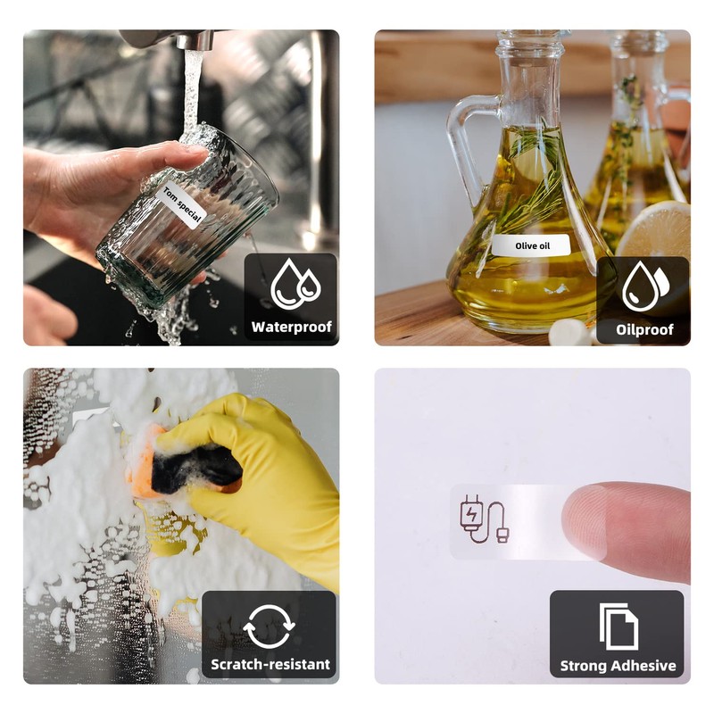 Phomemo D30 Labels, for D35 Q30 Q31 Q32 Q30S Portable