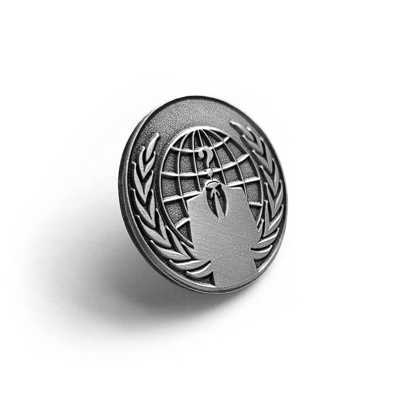 Pinsanity Anonymous Symbol Lapel Pin