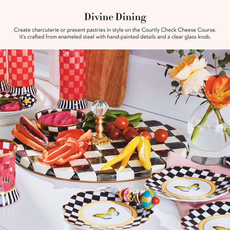 MACKENZIE-CHILDS Cheese Course, Cute Cheese Board and Serving Board for