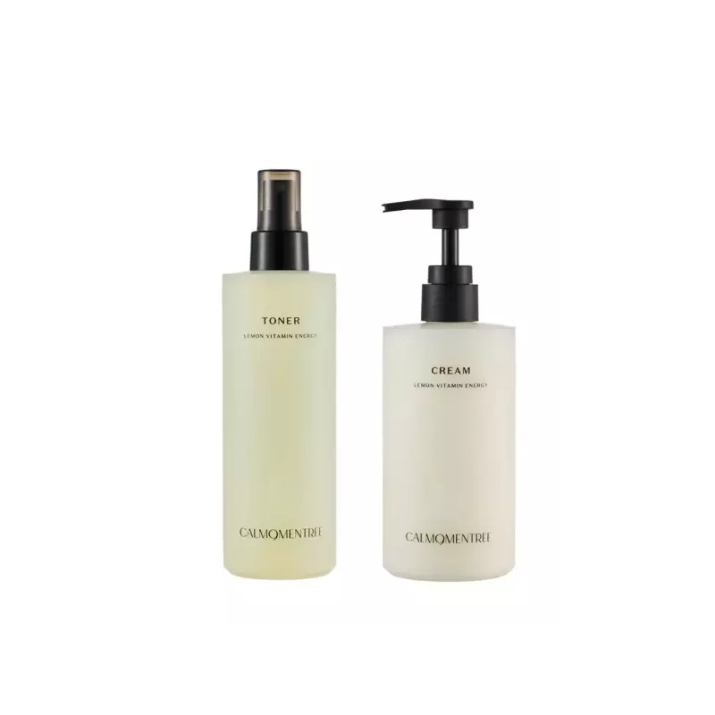 레몬 비타민 지성 모공토너수분크림 스킨케어 세트 (250ml/300ml) Lemon Vitamin Oil-Control