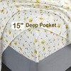 Softan Yellow Floral Sheets for Queen Size Bed Printed Bed