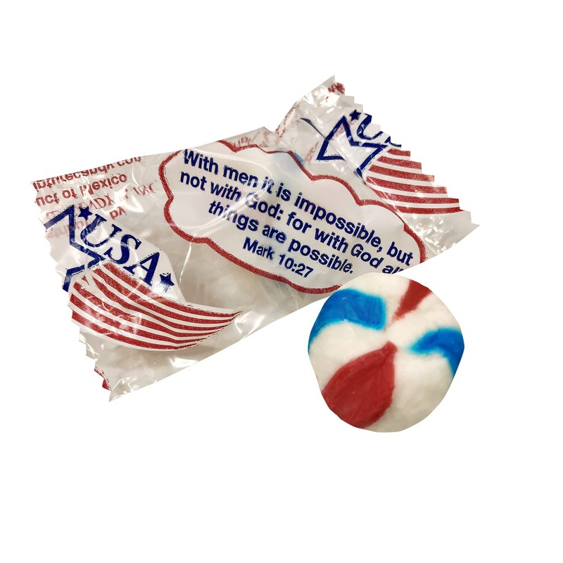 Scripture Candy, God & Country Old-Fashioned Red, White & Blue