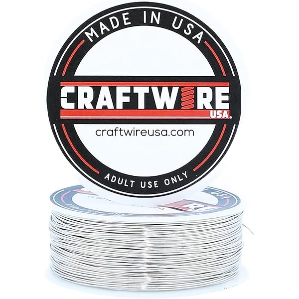 Solid Bare Stainless Steel Wire Round Selection, Dead Soft, 5OZ,