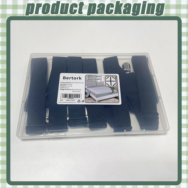 Bertork Invisible Tablecloth Clips - Secure Your Tablecloth with Hidden