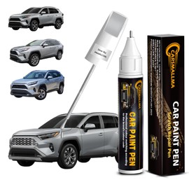 carsmallma Black Rim Paint, Wheel Scratch Repair Pen Kit 2 in 1,Touch Up Paint for Cars Quick and Easy Fix Rim Curb Rash Scuff (Metallic black)
