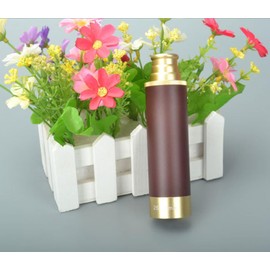 Meichoon Monocular Binoculars Mini Retractable 25x Magnification Shimmering Night Vision Handheld Aluminum Barrel Pirate Play with Storage Bag Travel Viewing Game Hiking Hunting