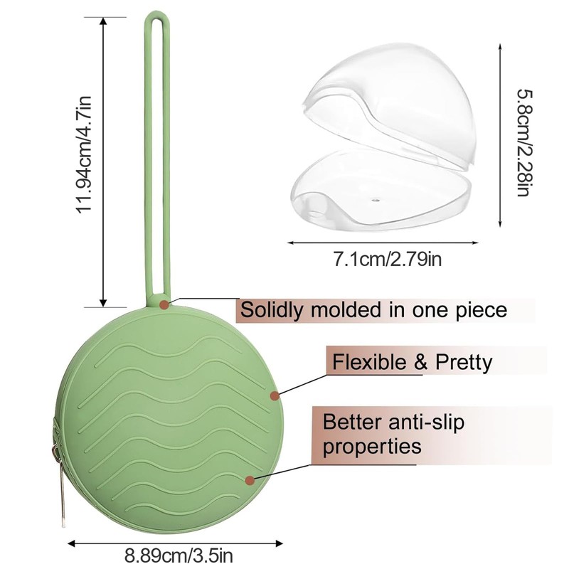 2 x Baby Dummy Box, Travel Baby Dummy Storage Box