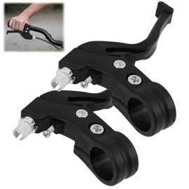 Vxiwscy Brake Levers for Children's Bikes, 1 Pair, Robust Bicycle Handlebar Brakes, Easy to Install Handles, Bicycle Spare Parts and Accessories, Suitable for 2-2.3 cm Handlebar Diameter (Black)