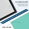 Replacement H13 True HEPA Filter Compatible with Fellowes AeraMax Pro