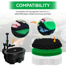 Pond Filter Replacement for Aquagarden Inpond 5 in 1 600 Gallon Model Parts