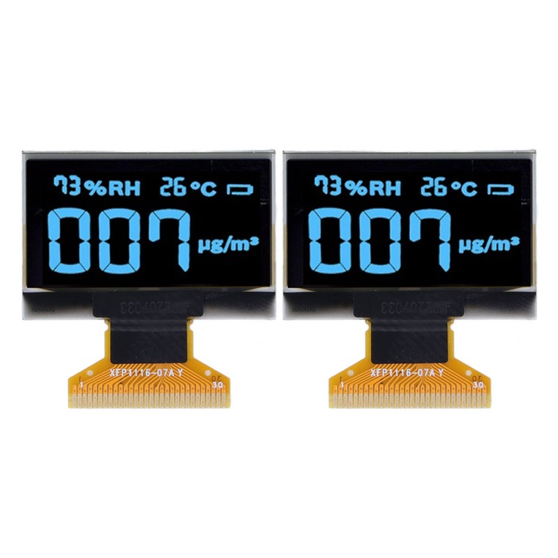 2Pcs Liquid Crystal Display Screen Module Organic Light Emitting Diode
