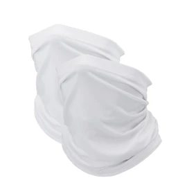 JHYWELL Cooling Neck Gaiter Face Cover, White UV Protection Mask, Windproof Bandana for Skiing, Fishing, Hiking, Cycling (White Pack)
