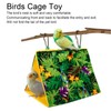 Topyond Pet Bird Nest Hammock,Triangle Shade Parrot Hut Tent,Hanging Bird