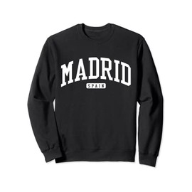 Madrid Spain Espana College University Style Sweatshirt