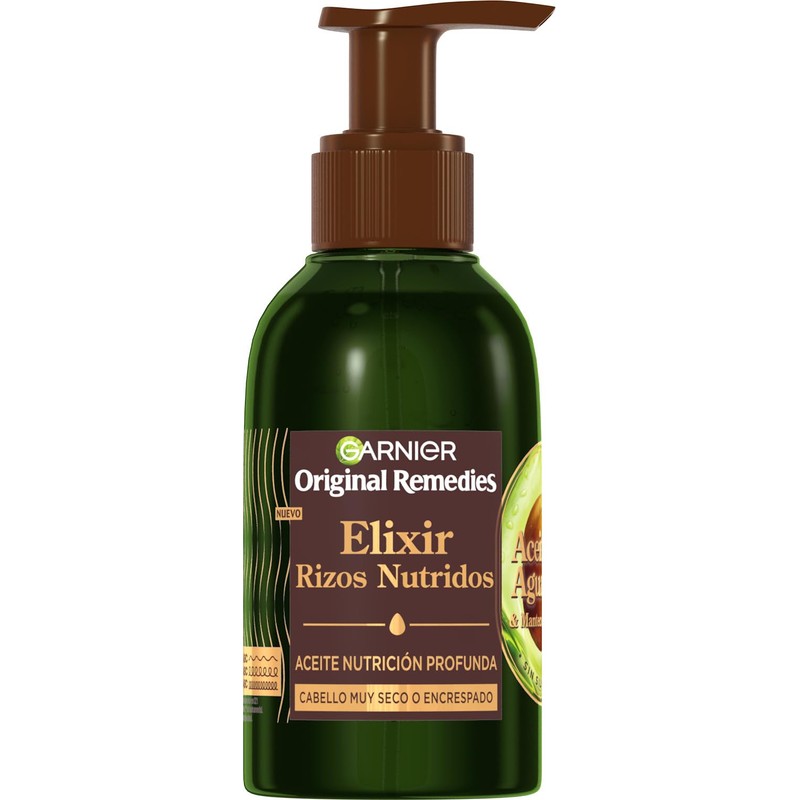 Garnier Original Remedies Elixir Riccioli Nutriti Con Olio di Avocado