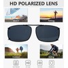 Eyekepper Grey/Brown/G15 Lens 3-pack Clip-on Polarized Large Sunglasses 58x38 MM