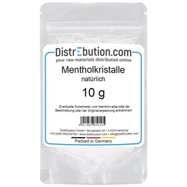 Menthol crystals made from 100% mint oil, 10 g, sauna infusion, pure menthol, intense and soothing