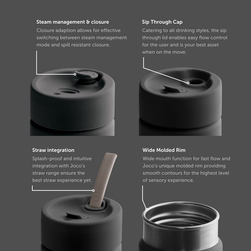 JOCO Cups - 12 oz Insulated Active Flask - Post