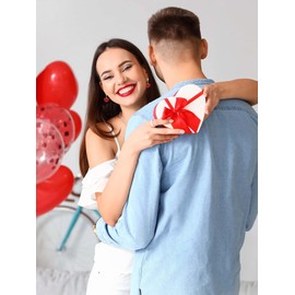 Heart Earrings for Women Valentines Earrings Valentines Day Gifts for Her Red Heart Earrings Valentines Day Outfit Women Rhinestone Heart Earrings Accessories