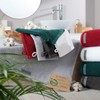 Ross Organic Cotton Hand Towel Selection Turquoise 50 x 100