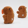 Clearstone Capybara Plush Keychain Chabimaru Carrot 18.5cm Brown