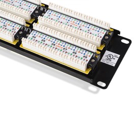 Cable Matters UL Listed Rackmount or Wall Mount 48 Port Network Patch Panel (Cat6 Patch Panel / RJ45 Patch Panel)