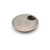 80MM METAL DESK CABLE TIDY OUTLET GROMMET INSERT (Satin)