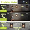 MDENLT 2 Pack Solar Porch Lights Outdoor,Solar Wall Lights with