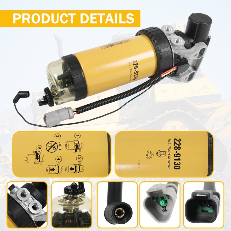 LDMINDA Fuel Filter Assembly With Fuel Pump 228-9129 Compatible with