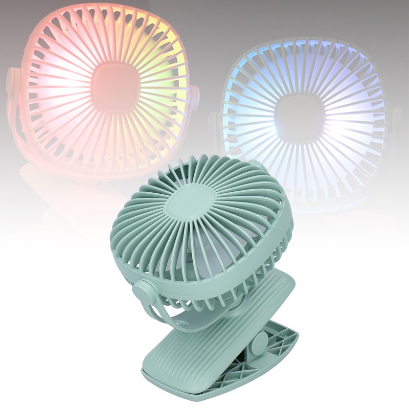 USB Charging Desktop Mini Fan Portable Home Office Clip On