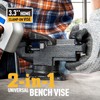 STEINBRÜCKE 3.3"Movable Home Vice Dual-Purpose Combined 360°Swivel Base Work For
