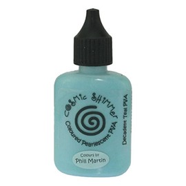 Cosmic Shimmer Pearlescent Coloured PVA Glue 30ml Decadent Teal