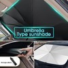 Portable Car Windshield Sunshade for Fall, Foldable Car Windshield Sun