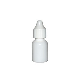 100 Gotero Farmaceutico Plastico Blanco Tapa Inserto 10 Ml