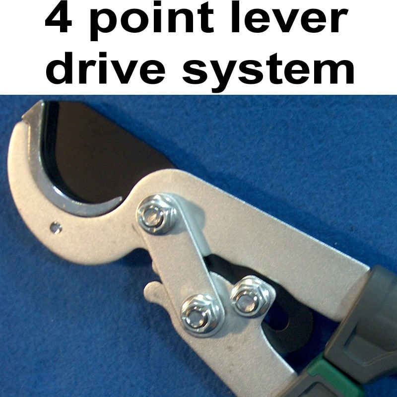 Gardenline K252L Heavy-Duty Strong 1.6" Ratchet Anvil Lopper Pruner Trimmer