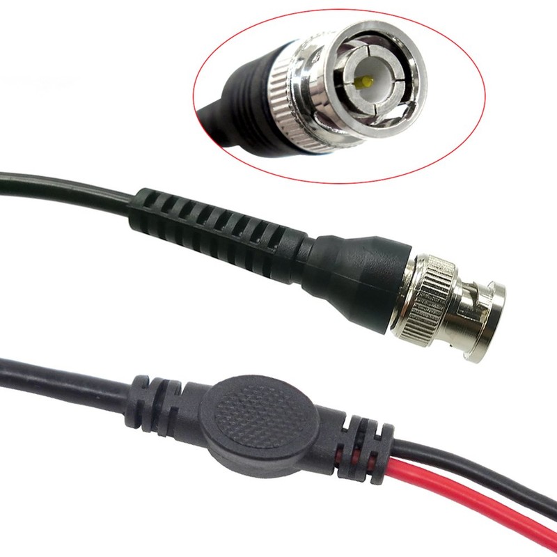 Amadget BNC Q9 to Double Alligator Clip Test Cable Probe
