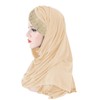 MSINMINW Muslim Hijab for Women Lightweight Long Adjustable Islamic Elastic