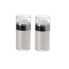 JIHUOO Pack of 2 Acrylic Pump Bottles Empty Travel Emulsion