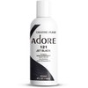Adore Semi Permanent Hair Color (121 Jet Black) | Vegan
