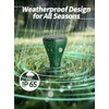 Mole Repellent Solar Powered for Lawns,Waterproof Gopher & Groundhog Repellent