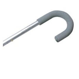 Walking Cane Tourist Adjustable Silver Cane. This Cane has a Push Button heigth Adjustment in 1"increments. Weight Capacity 250 pounds, Height Adjustable 33-37 inches.