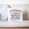 MUGFFINS Felicidades por Ser EL Mejor Cushion with Saying for
